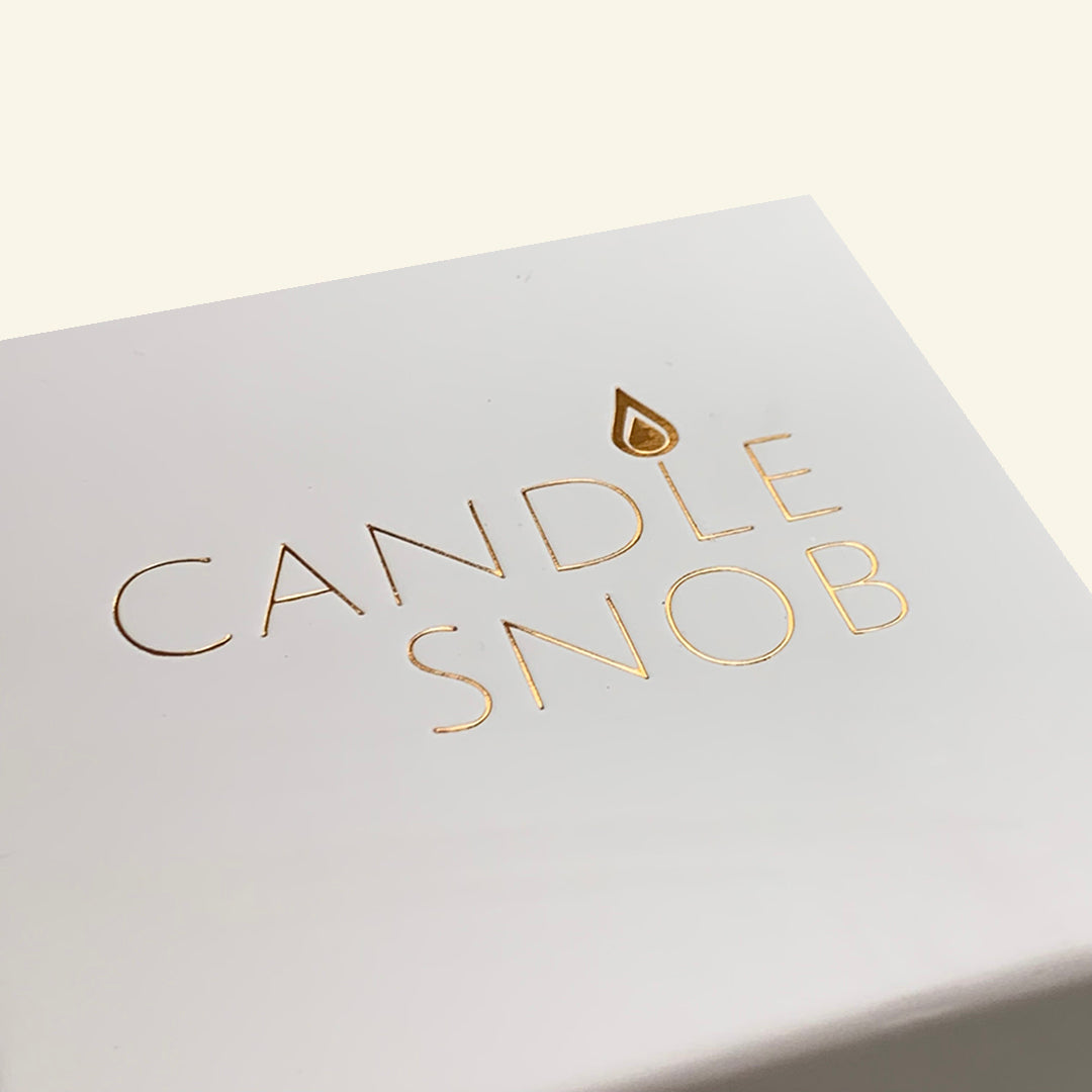 Candle Snob wax melt copper foiled lid
