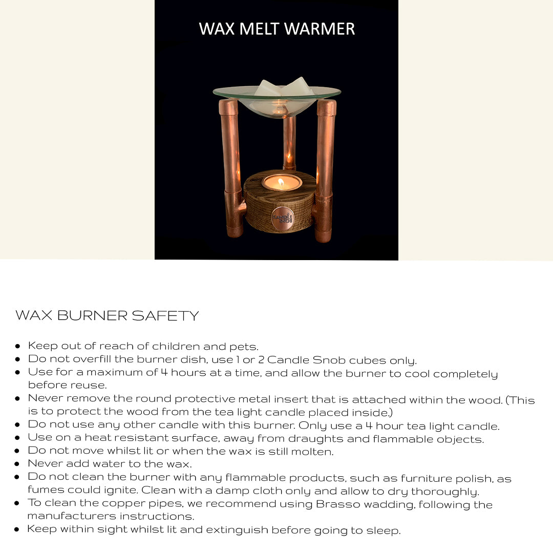 Wax Melt Warmer Safety Instructions