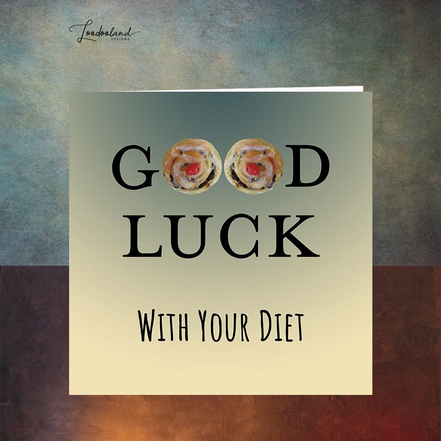 Temptation Good Luck Cake Buns Card