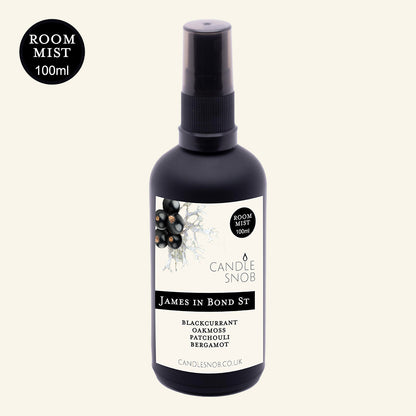 Candle Snob Room Spray with blackcurrant, oakmoss, patchouli and bergamot