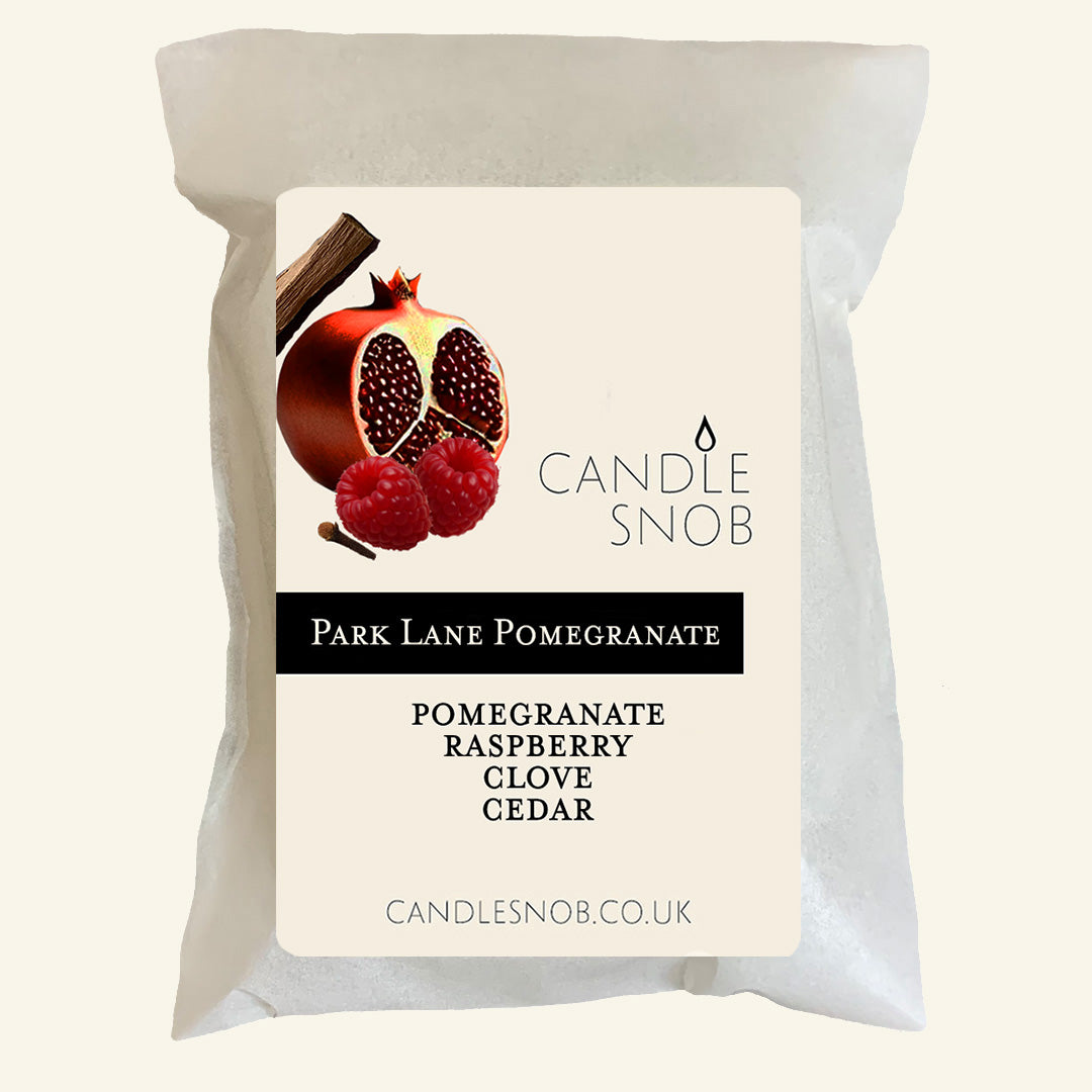 Pomegranate and raspberry wax melts by Candle Snob