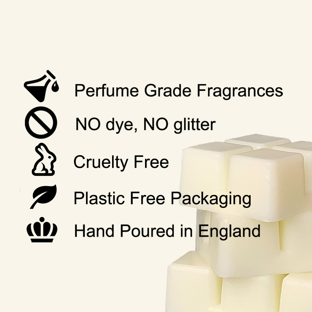 Candle Snob wax melts are eco friendly, cruelty free, no glitter, packaged in a glassine bag