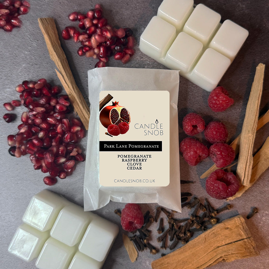 Pomegranate and Raspberry wax melts by Candle Snob