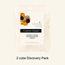Load image into Gallery viewer, Camden Cherry Wax Melts with frankincense and amber by Candle Snob
