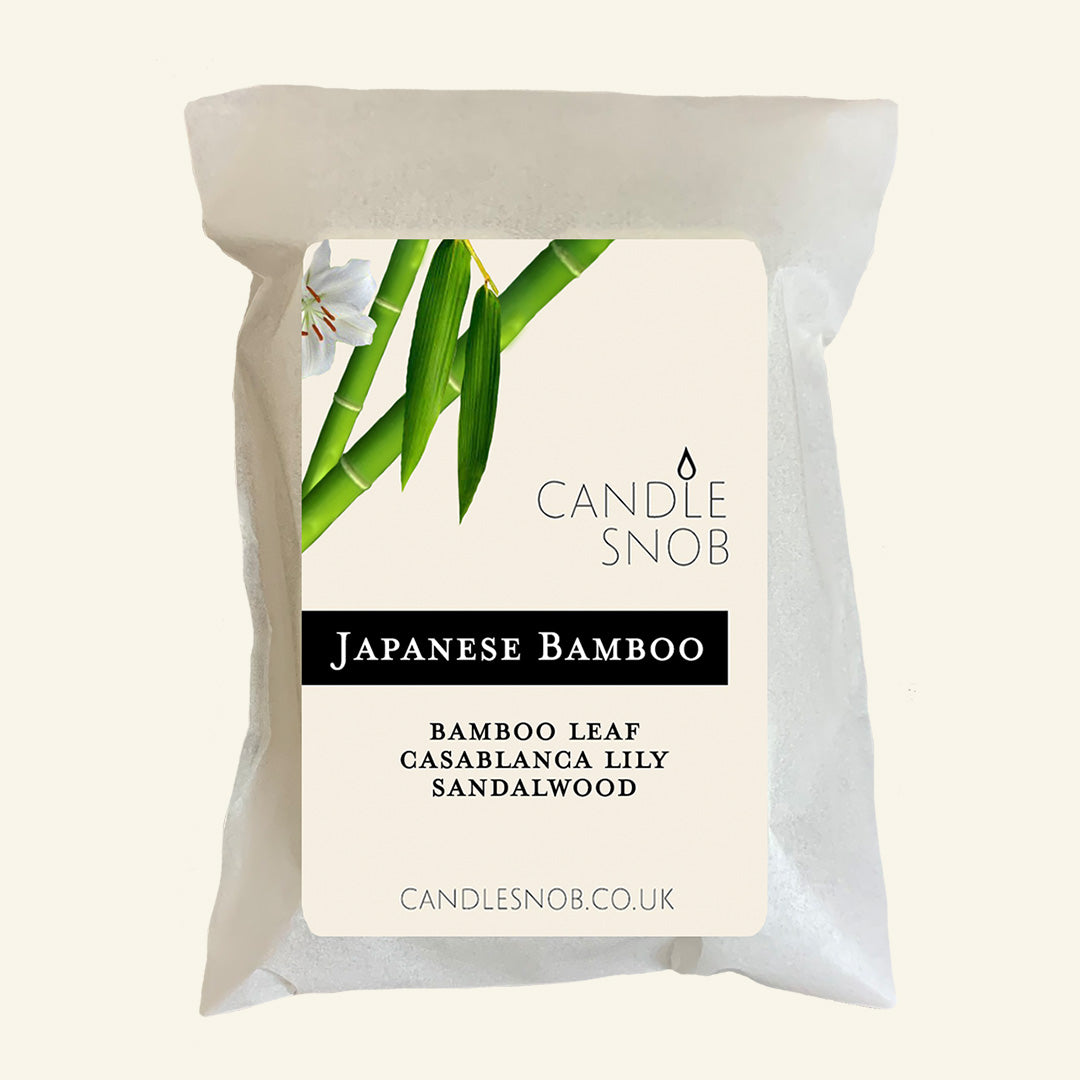 Japanese bamboo - Candle Snob scented wax melts - bamboo leaf - casablanca lily - sandalwood