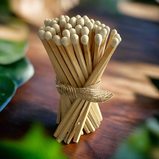 85mm long white tip matches for lighting candles