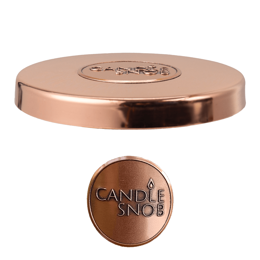 Candle Snob ® - Large Copper Colour Metal Candle Lid