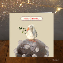 Load image into Gallery viewer, Goose Pudding Christmas Card

