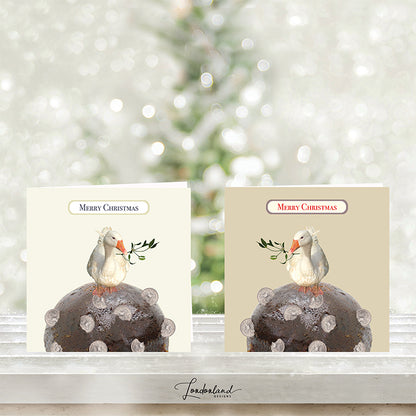 Goose Pudding Christmas Cards with coins GP01 & GP02