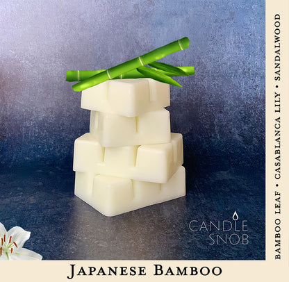 Japanese bamboo - Candle Snob scented wax melts - bamboo leaf - casablanca lily - sandalwood