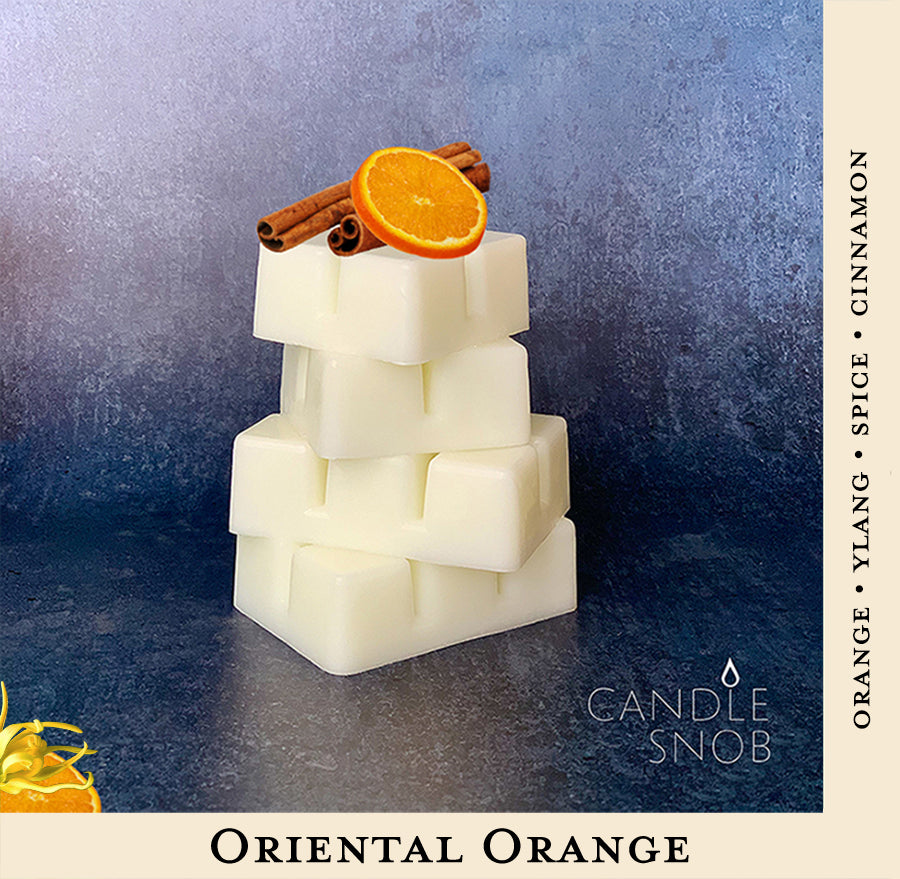 Oriental Orange - Candle Snob Scented Wax Melts - orange ylang spice cinnamon