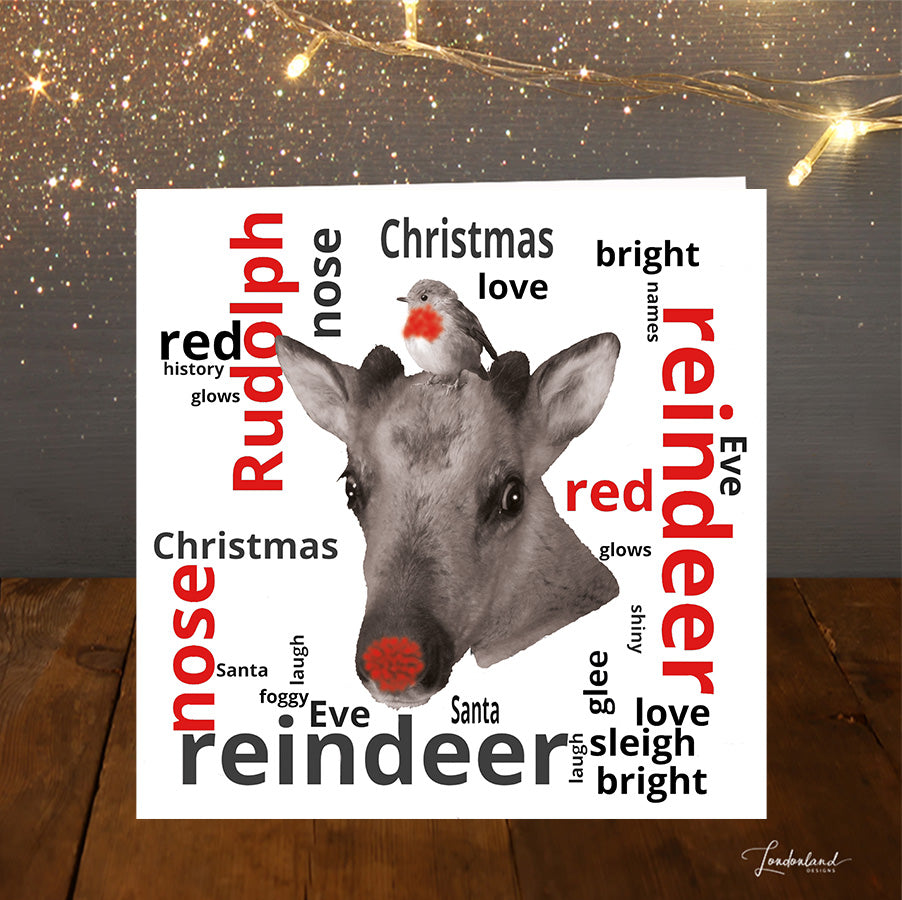 Red Nose Junior Christmas Card