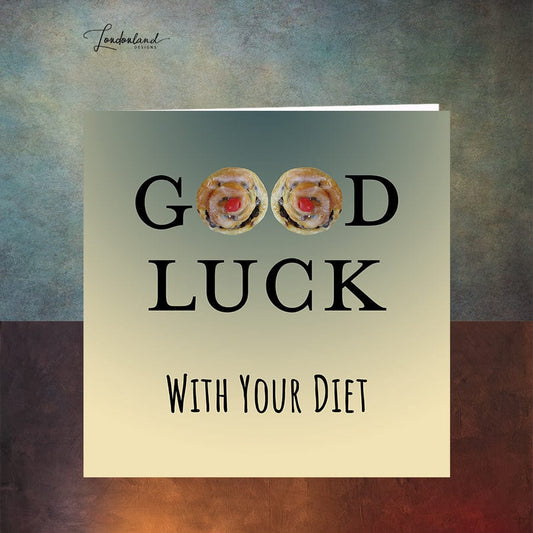 Temptation Good Luck Cake Buns Card