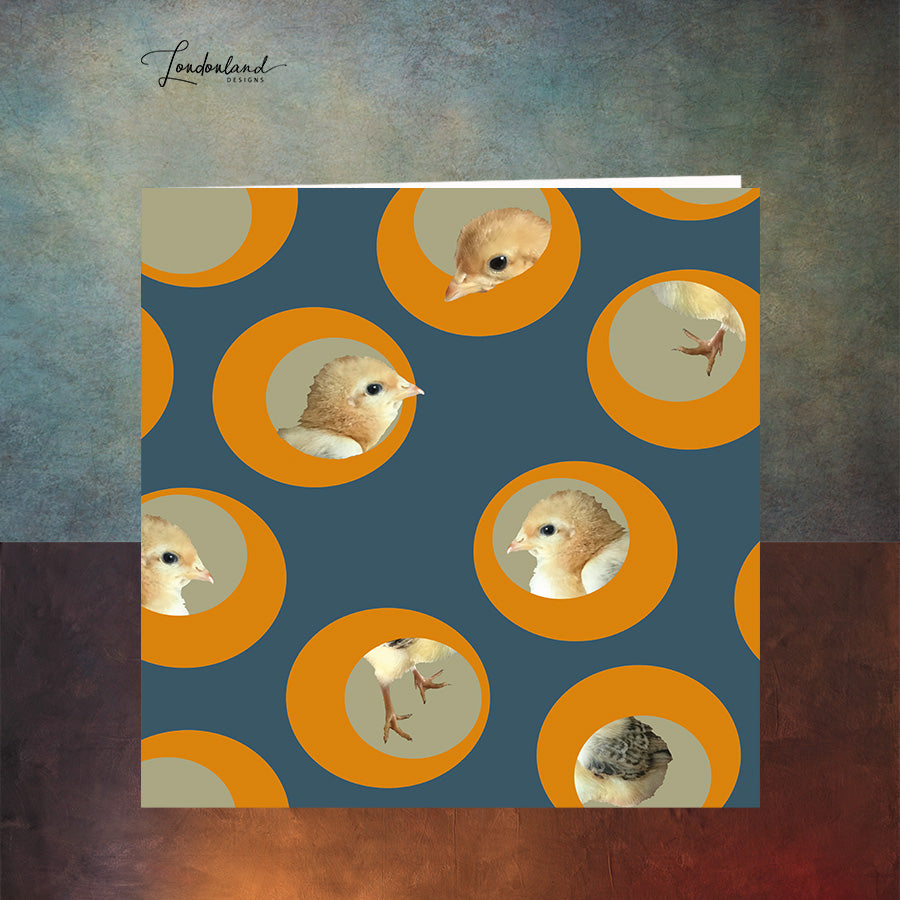 Easter Eggs Designer Easter Card by Londonland designs