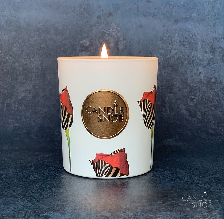 Candle Snob Zebra Roses Scented Candle